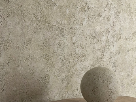  基于圣皮埃尔的装饰性涂层或涂料3d模型 