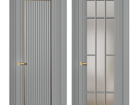  OM系列珐琅饰面Erte门板3d模型 