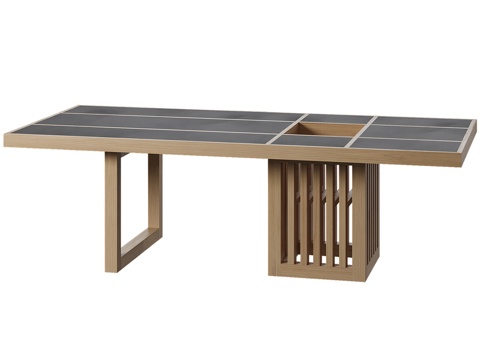  柚木咖啡桌 EQUADOR 1403d模型 