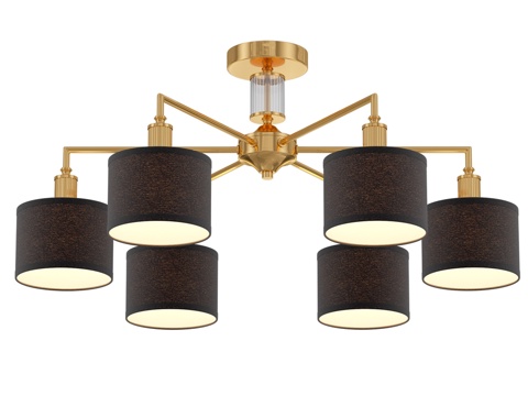  吊灯2611-6p 2612-6P3d模型 