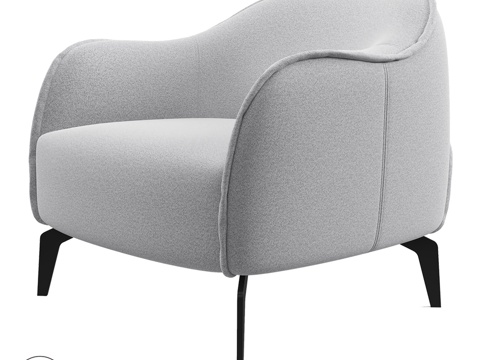  OM扶手椅墨尔本3d模型 