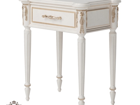  (OM) 罗马诺家居阿梅莉床头柜3d模型 