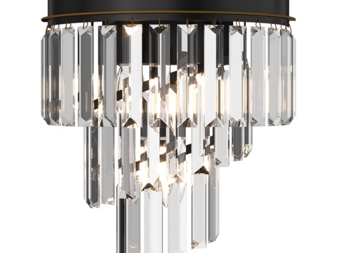  Citilux Martin CL332431 水晶壁灯3d模型 