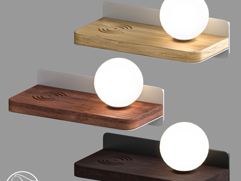  LampsShop.ru B4386 壁灯 充电款 C3d模型 