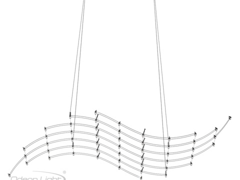  ODEON LIGHT 7057 45L, 7058 45L3d模型 