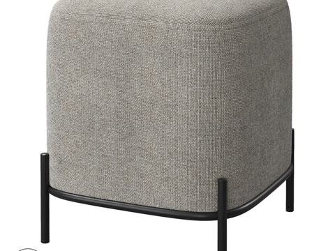  OM草编墩墩3d模型 