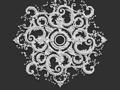  装饰花饰 SR70V3d模型 