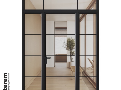  室内门工厂Terem室内门门框3d模型 