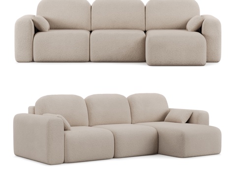  模块化转角沙发Morten3d模型 