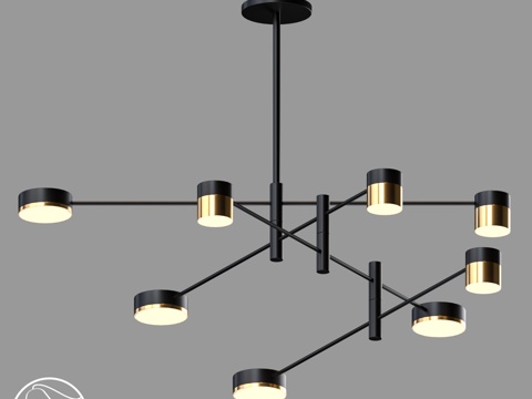  LampsShop.ru L1664 吊灯 切斯特现代3d模型 