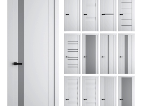  PROFILDOORS 室内门系列 P3d模型 