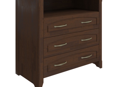  Marselle抽屉柜3d模型 