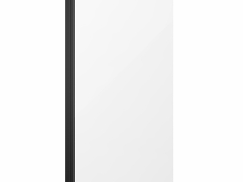  OM浴帘DIWO Kolomna 4GW006-BL摆动式，3d模型3d模型 