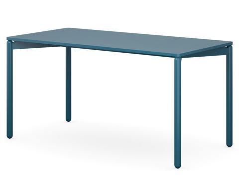  Saga餐桌，75x150厘米，蓝绿色Latitude3d模型 