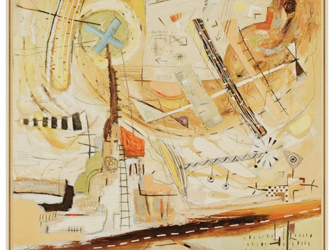  SMART GALLERY OM绘画作品《春之飞翔》3d模型 