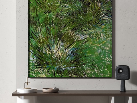  现代，简约，复古，中古，新中式，装饰画3d模型 