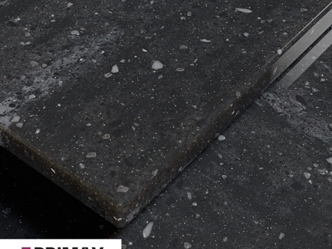  OM 丙烯酸石材 PRIMAX - M 529 垃圾摇滚沥青3d模型 