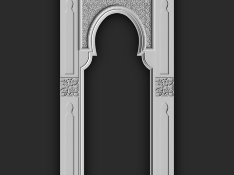  迪卡特面板-56 1176x2343x31mm3d模型 