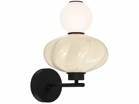  OM LED灯，黑色，黄玉色，FLORENTINI，LE3d模型 