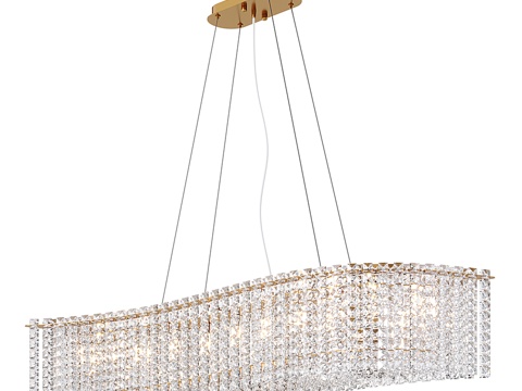  OM水晶吊灯Stilfort Delone系列3d模型 