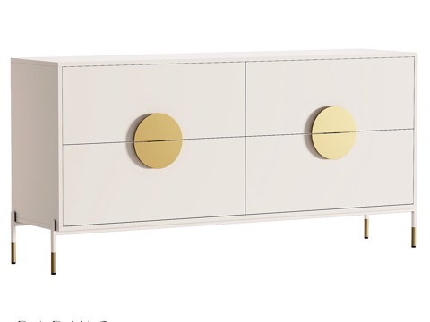  卡萨利诺抽屉柜3d模型 