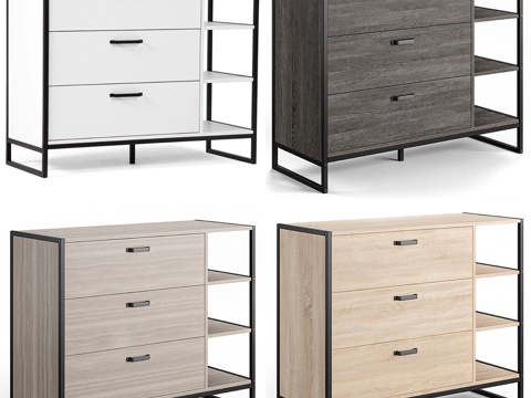  莫里斯（Maurice）抽屉柜3d模型 