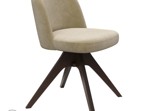  OM椅渥太华紧凑款360°3d模型 