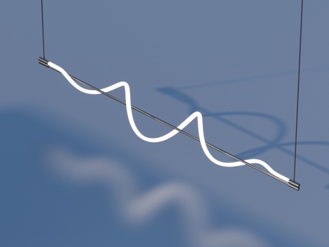  艺术吊灯3d模型 