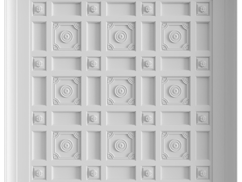  天花板组合 No. 893d模型 