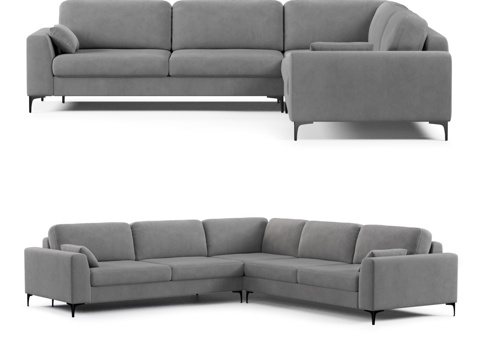  波特兰转角沙发3d模型 