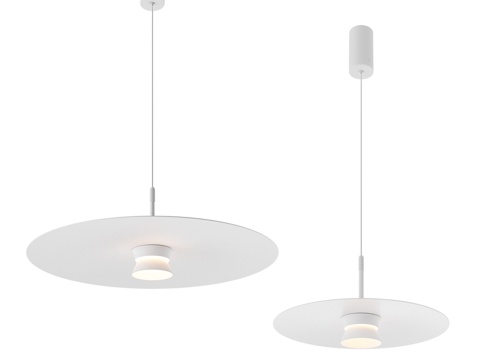  Platte吊灯3d模型 