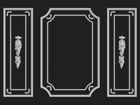  墙面组合 #185. LepGrand3d模型 