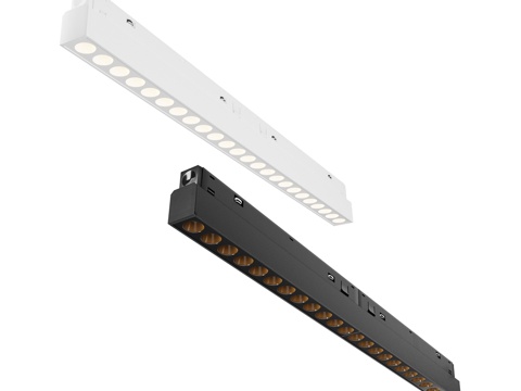  Points Exility轨道灯3d模型 