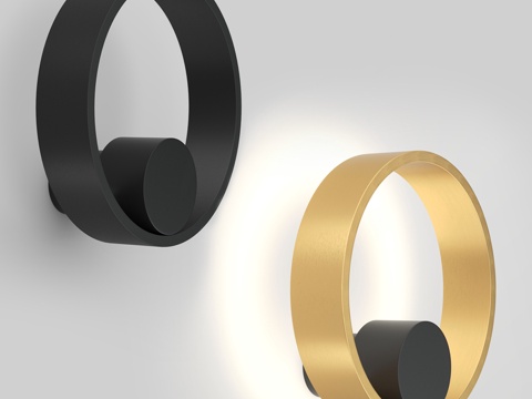  壁灯 ORBIT DK5060 -BK+SG3d模型 