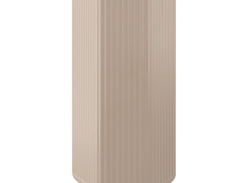  OM 花瓶 奶油色 Edge系列，27cm3d模型 