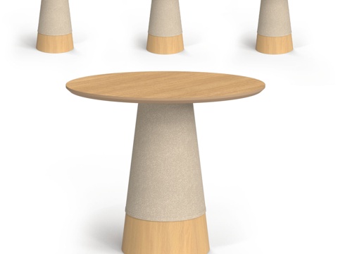  (OM) MANO FACTORY VOLAN布艺餐桌3d模型 