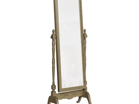  OM经典风格落地镜3d模型 