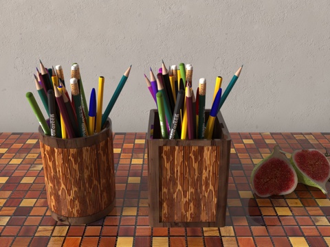  现代装饰摆件3d模型 