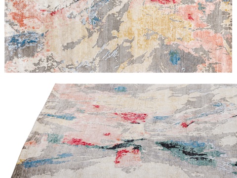  地毯“STORM” FR1386-SPECTR Art de3d模型 