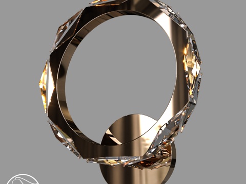  LampsShop.ru B4568 水晶灯壁灯3d模型 