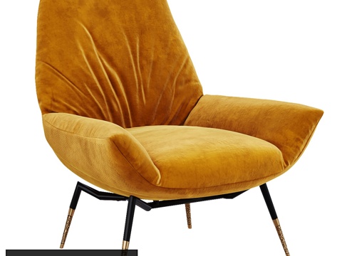  乔兹休闲椅3d模型 