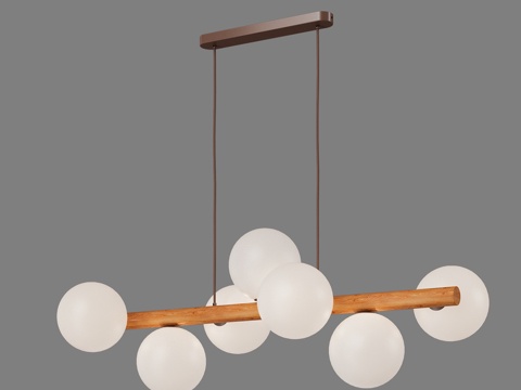  OM 玻璃灯罩吊灯 TK Lighting 10273d模型 