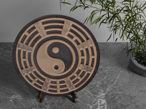  现代装饰摆件3d模型 