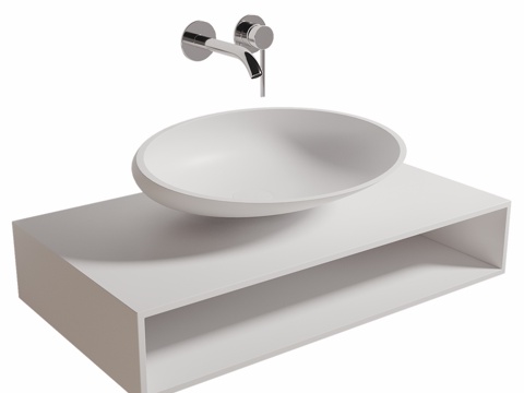  ABBERSteinAS1612悬挂式水槽下柜3d模型 