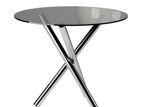  OM玻璃风格圆桌T133 90×903d模型 