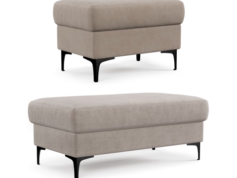  波特兰豆袋椅3d模型 