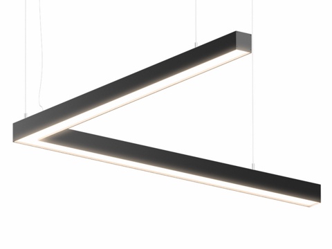  悬挂式转角轮廓灯3d模型 