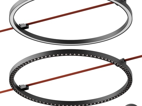  OM Byled ROPE RN轨道灯3d模型 
