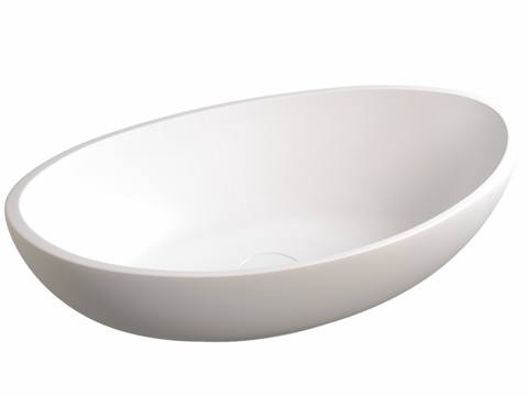  台面式洗手盆 ABBER Stein AS26103d模型 