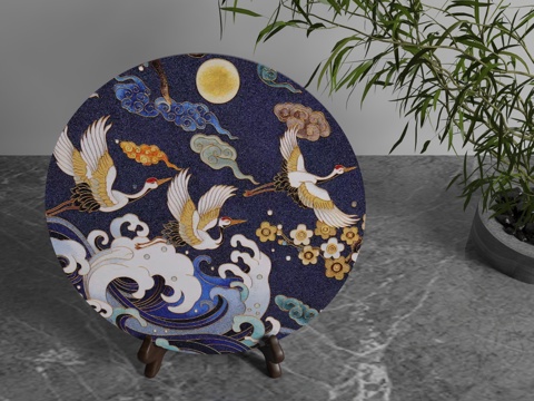  现代装饰摆件3d模型 